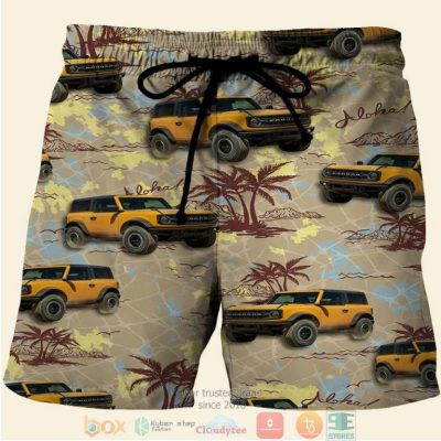 Ford Bronco Palm Tree Hawaiian Shirt, Shorts - Hot Sale 2025