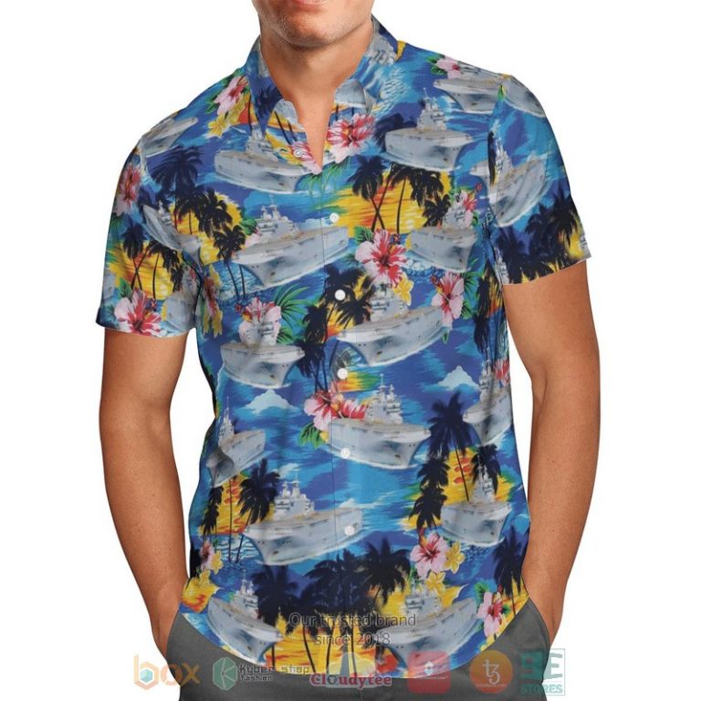 French Ship Mistral L9013 French Navy Hawaiian Shirt, Shorts - Hot Sale 2025 French Ship Mistral L9013 French Navy Hawaiian Shirt, Shorts - Hot Sale 2025