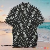 Funny Halloween Skeletons Custom Hawaiian Shirt Short.jpg - demo10