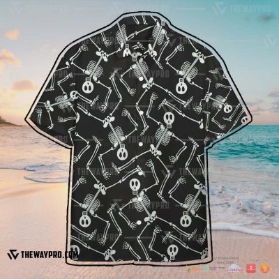 Funny Halloween Skeletons Custom Hawaiian Shirt, Short - Hot Sale 2025