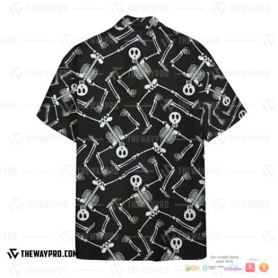Funny Halloween Skeletons Custom Hawaiian Shirt, Short - Hot Sale 2025