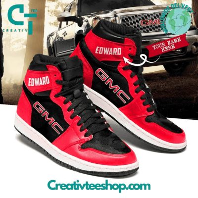 GMC Custom Name High Top Air Jordan 1 Sneaker - soulcals.com