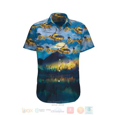German Adac Luftrettung Eurocopter Ec-135P-2 Hawaiian Shirt, Short - Hot Sale 2025