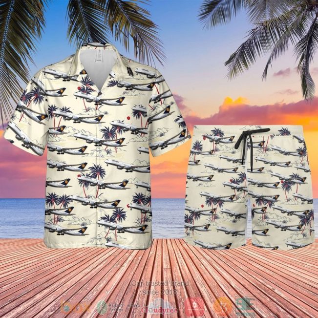 German Airline Lufthansa Airbus A350-941 Hawaiian Shirt, Shorts - Hot Sale 2025