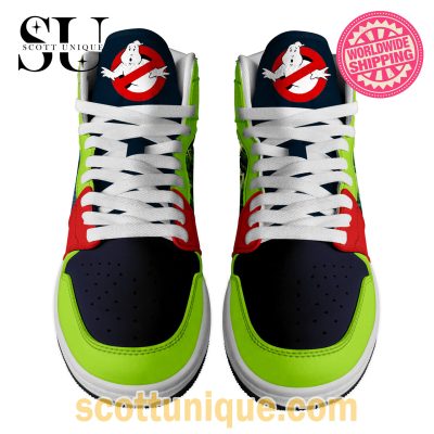 Ghostbuster Who You Call Nike Air Jordan 1 High Top Sneaker -Soulcals.com