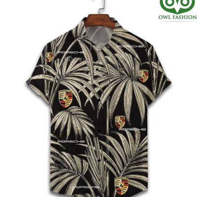 PORSCHE leaves FLIP FLOPS AND COMBO HAWAII SHIRT SHORTS