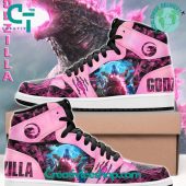 Godzilla Pink Air Jordan 1 Sneaker - soulcals.com