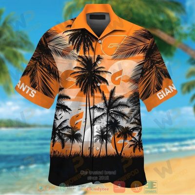 Greater Western Sydney Giants Hawaiian Shirt And Shorts - Hot Sale 2025