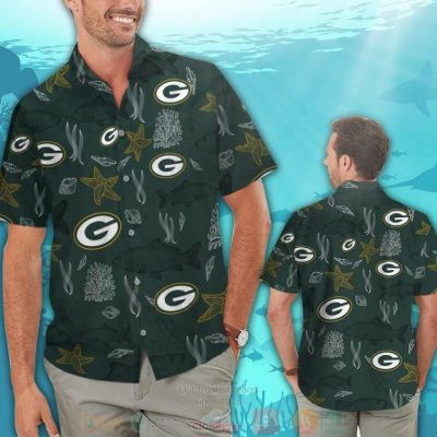 Green Bay Packers Fish Hawaiian Shirt And Shorts - Hot Sale 2025
