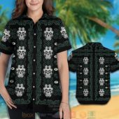 Green Bay Packers Sugar Skull Hawaiian Shirt And Shorts 1 2 768x768 1.jpg - demo10