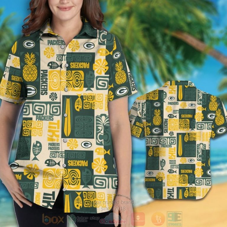 Green Bay Packers Fish Bone Hawaii Shirt, Shorts - Hot Sale 2025