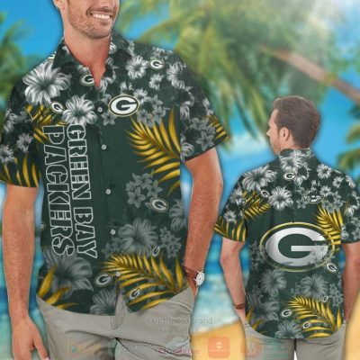 Green Bay Packers Tropical Plants Hibiscus Green Hawaiian Shirt And Shorts - Hot Sale 2025