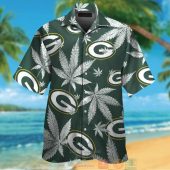 Green Bay Packers Weed Green Hawaii Shirt Shorts.jpg - demo10