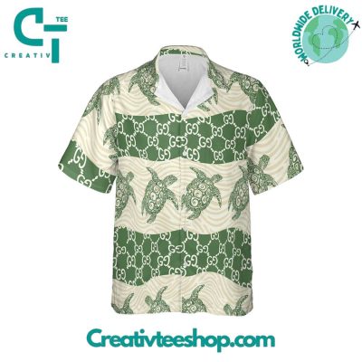 Gucci "Green Turtle" Summer 2024 Hawaiian Set - Teesmith