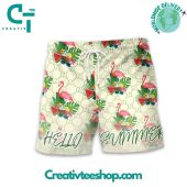 Gucci Tropical Plant And Flamingo Summer 2024 Hawaiian Set - demo10