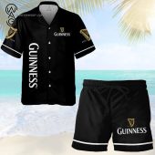 Guinness Beer All Over Print Hawaiian Shirt And Beach Shorts - Hot Sale 2025