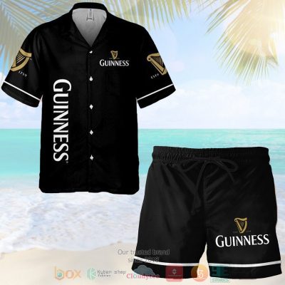 Guinness Black Hawaiian Shirt, Shorts - Hot Sale 2025