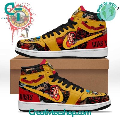 Guns n Roses Appetite For Destruction Air Jordan 1 Sneaker - soulcals.com