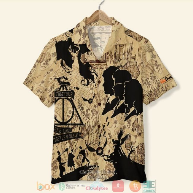 H.P. Map Together They Make One Master Of Death Hawaiian Shirt, Short - Hot Sale 2025