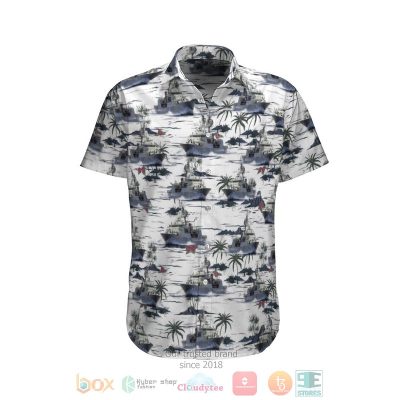 Hmas Anzac Ffh 150 Royal Australian Navy White Hawaiian Shirt, Shorts - Hot Sale 2025