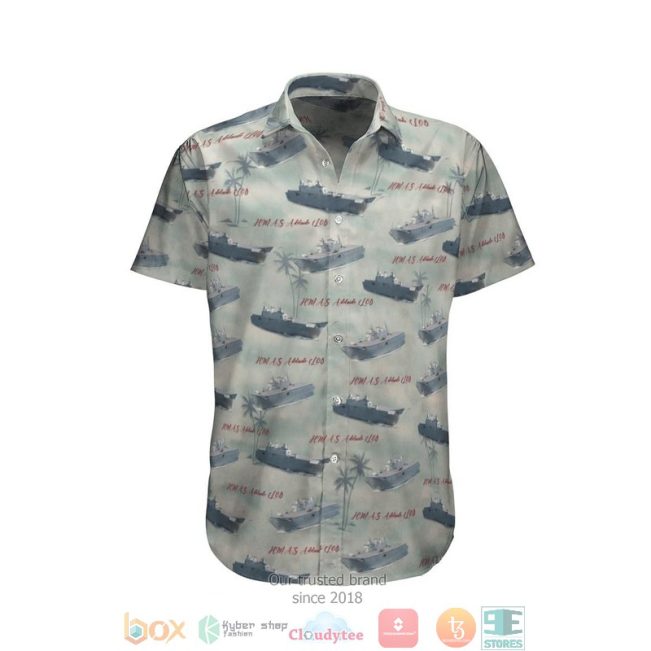 Hmas Adelaide L01 Royal Australian Navy Hawaiian Shirt, Short - Hot Sale 2025