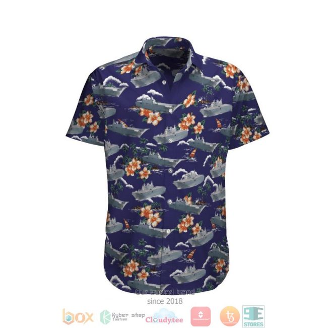 Hmas Adelaide L01 Royal Australian Navy Hawaiian Shirt, Shorts - Hot Sale 2025