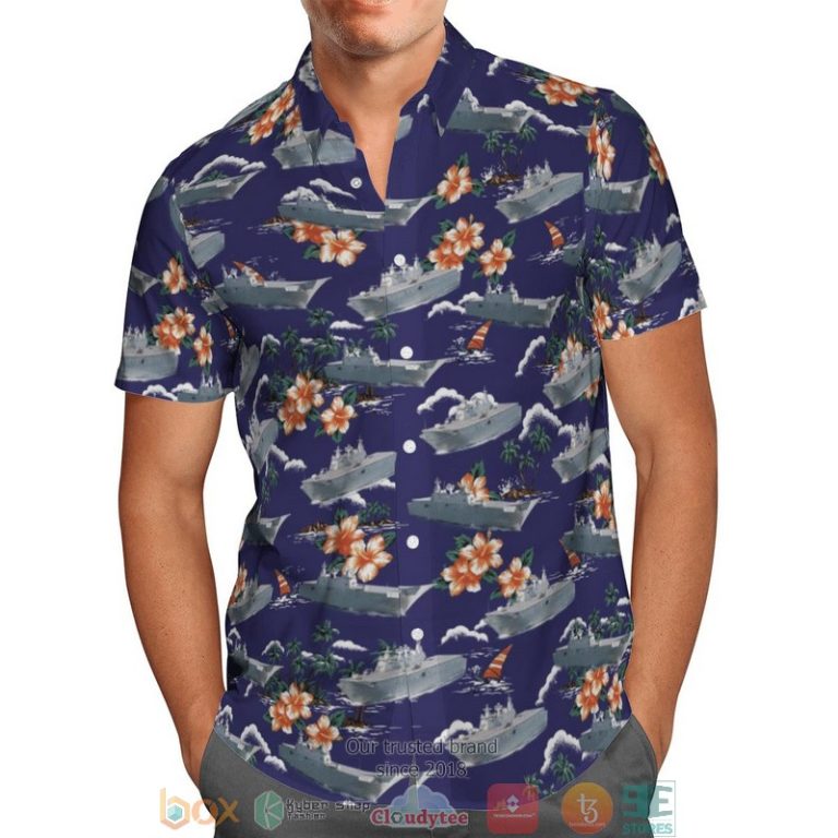 Hmas Adelaide L01 Royal Australian Navy Hawaiian Shirt, Shorts - Hot Sale 2025