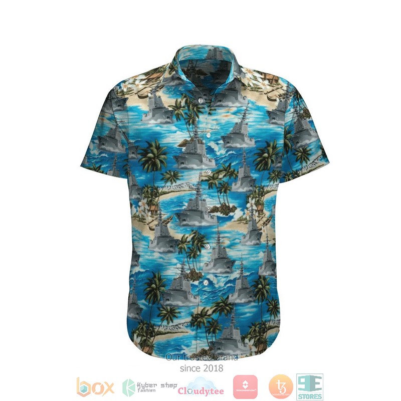 Hmas Brisbane Ddg 41 Royal Australian Navy Hawaiian Shirt, Short - Hot Sale 2025