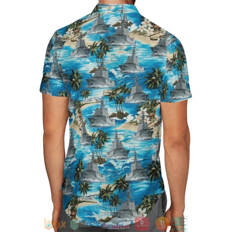 Hmas Brisbane Ddg 41 Royal Australian Navy Hawaiian Shirt, Short - Hot Sale 2025