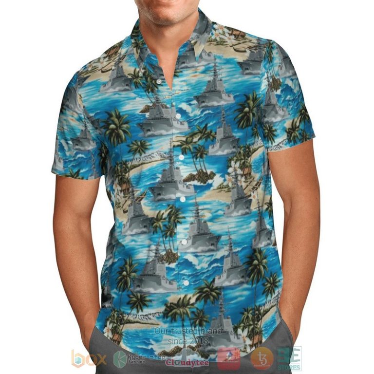 Hmas Brisbane Ddg 41 Royal Australian Navy Hawaiian Shirt, Shorts - Hot Sale 2025