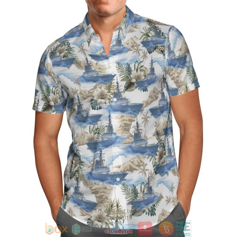 Hmas Hobart Ddg 39 Royal Australian Navy Hawaiian Shirt, Short - Hot Sale 2025