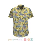 Hmas Hobart Ddg 39 Royal Australian Navy Palm Tree Yellow Hawaiian Shirt Shorts.jpg - demo10