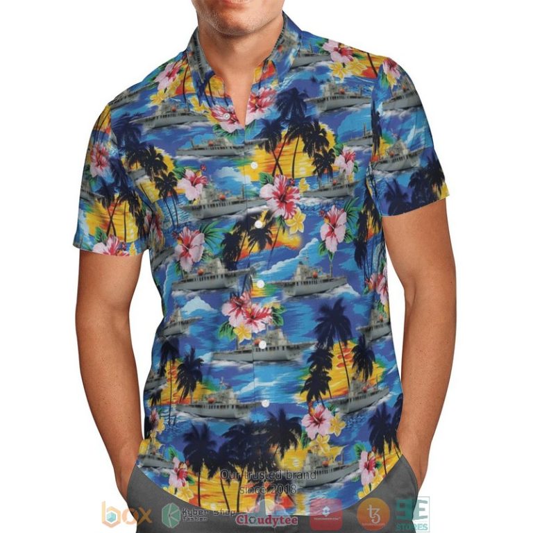 Hmas Sirius O 266 Royal Australian Navy Hibiscus Hawaiian Shirt, Short - Hot Sale 2025
