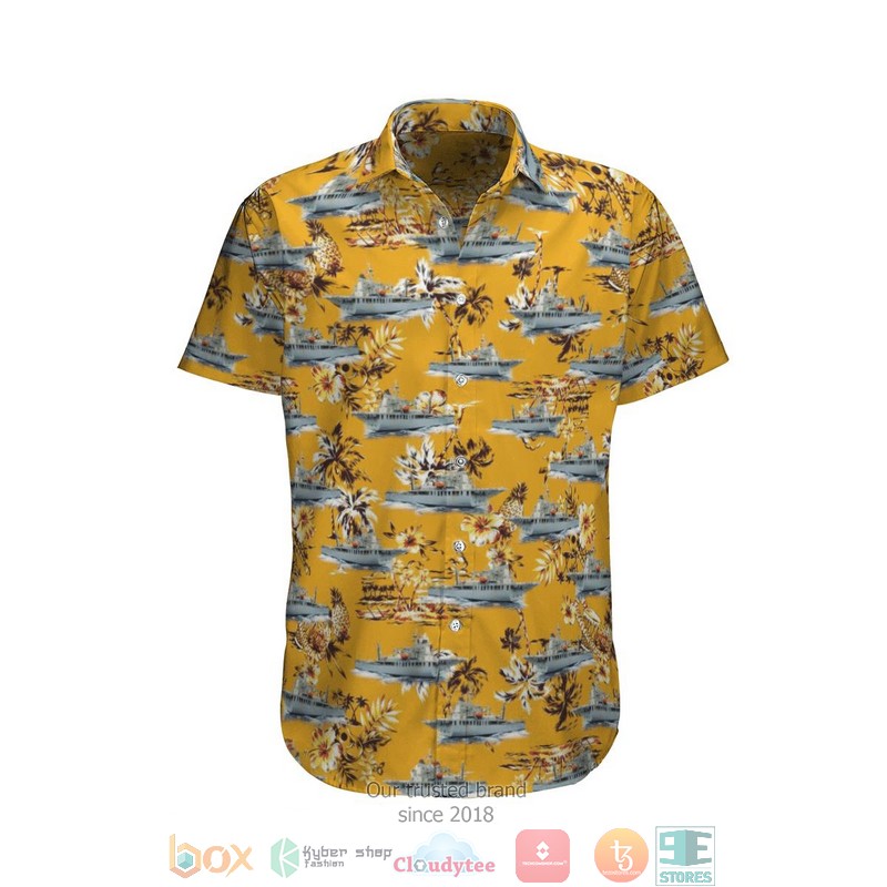 Hmas Sirius O 266 Royal Australian Navy Orange Hawaiian Shirt, Short - Hot Sale 2025