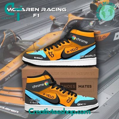 McLaren Racing F1 Air Jordan 1 Sneaker - soulcals.com