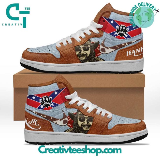 Hank William Jr An American Tradition Air Jordan 1 Sneaker - soulcals.com
