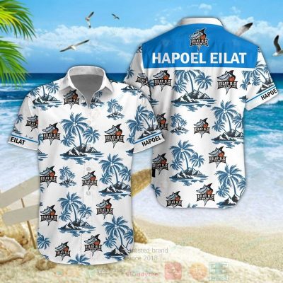 Hapoel Eilat Hawaiian Shirt, Short - Hot Sale 2025