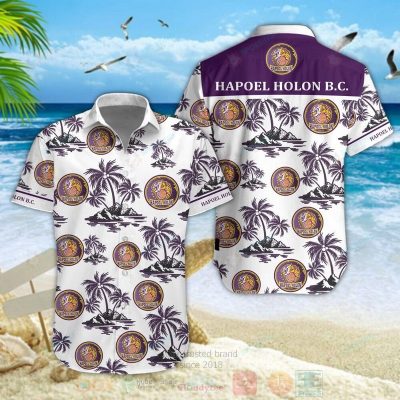 Hapoel Holon B.C Hawaiian Shirt, Short - Hot Sale 2025