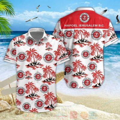 Hapoel Jerusalem B.C Hawaiian Shirt, Short - Hot Sale 2025