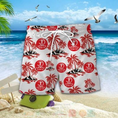 Hapoel Tel Aviv B.C Hawaiian Shirt, Short - Hot Sale 2025