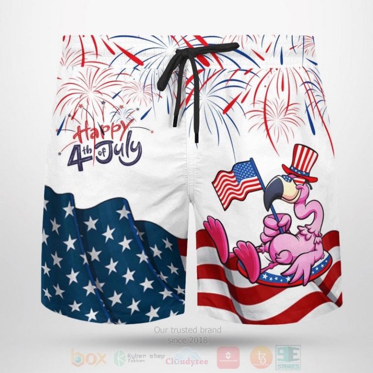Happy 4Th Of July Flamingo Us Flag Hawaiian Shirt, Short - Hot Sale 2025 Happy 4Th Of July Flamingo Us Flag Hawaiian Shirt, Short - Hot Sale 2025