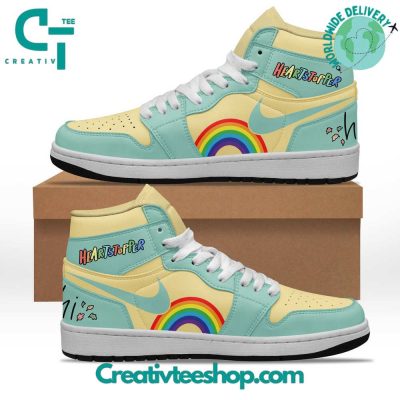 Heartstopper Rainbow Air Jordan 1 Sneaker - soulcals.com