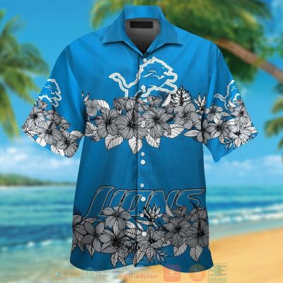 Hibiscus Detroit Lions Hawaii Shirt, Shorts - Hot Sale 2025