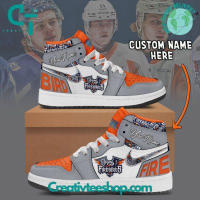 OHL Flint Firebirds Air Jordan 1 Sneakers - soulcals.com
