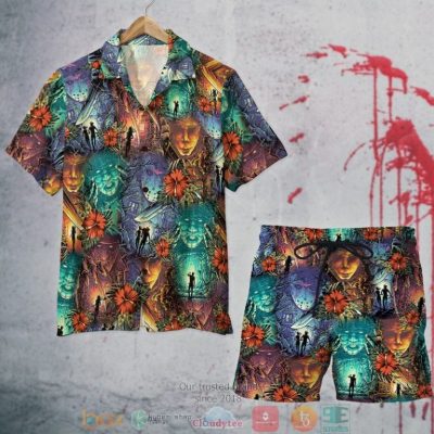 Horror Movie Film Face Hawaiian Shirt, Short - Hot Sale 2025