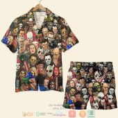 Horror Movie Film Faces Hawaiian Shirt Short.jpg - demo10