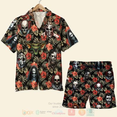 Horror Movie Film Halloween Hawaiian Shirt, Short - Hot Sale 2025