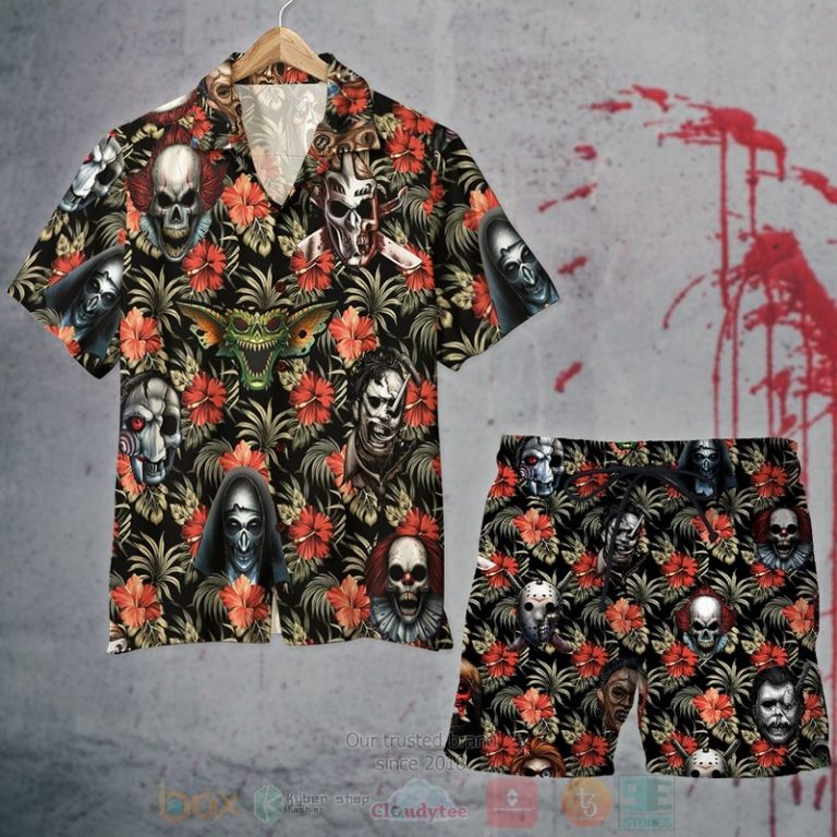 Horror Movie Film Halloween Hawaiian Shirt, Short - Hot Sale 2025