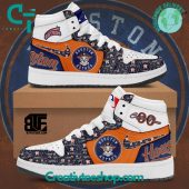 Houston Astros Retro Custom Air Jordan 1 Sneaker - soulcals.com