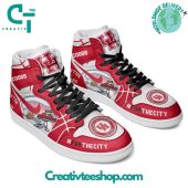 Houston Cougars Basketball Go Coogs Air Jordan 1 Sneaker - demo10